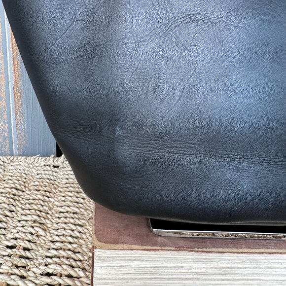 Madewell The Nashville Whipstitch Leather Tote Bag Black - Picture 15 of 15